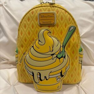 Loungefly X Disney Parks Eats Mickey Mouse Pineapple Dole Whip Mini Backpack NWT